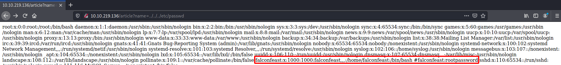 /etc/passwd