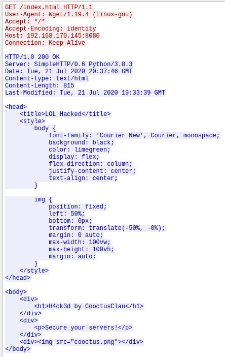deface